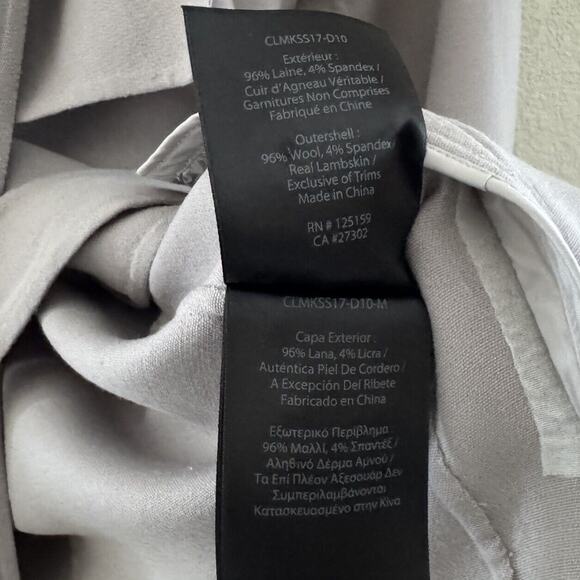 MACKAGE Loni Coat Trench Wrap Drape Wool Lightweight Classic Minimalist Gray XS - Picture 11 of 16